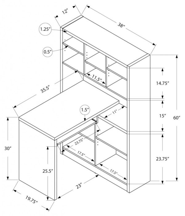 Monarch - I 7021 Bureau – Image 3