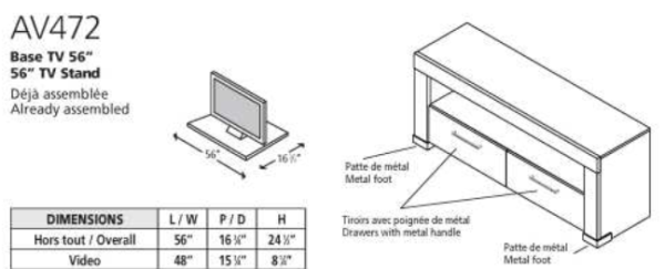 Nouveau concept - AV472 Base TV – Image 2