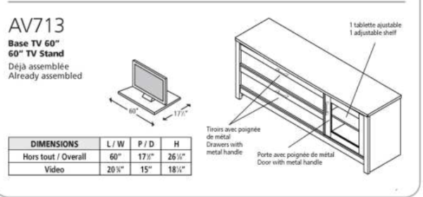 Nouveau Concept - AV713 Base TV – Image 3