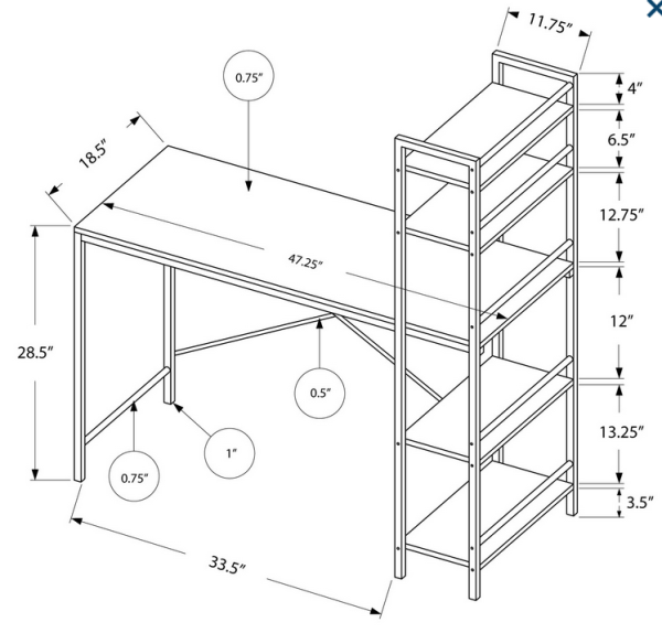 Monarch - I 7166 Bureau – Image 2