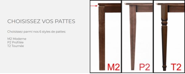 Arboit&Poitras - Série PT-1300 table Frêne – Image 3