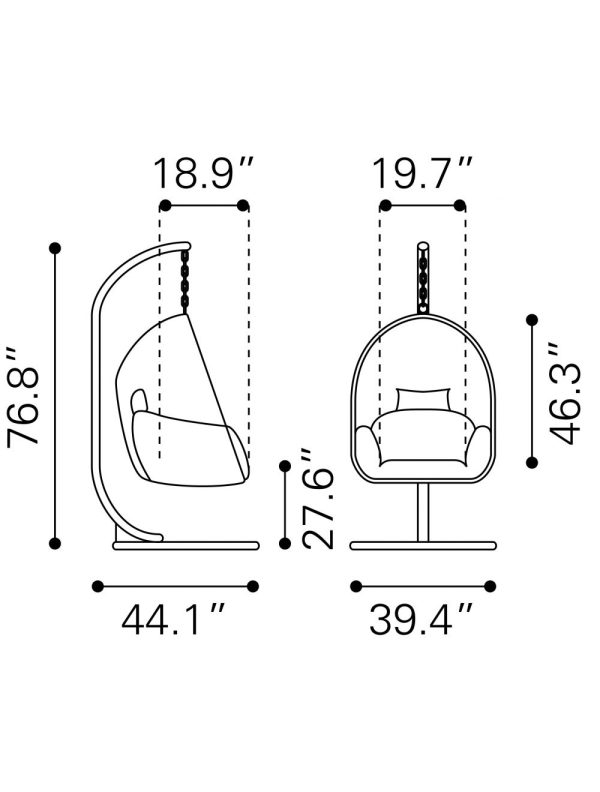 Zuo - Bilbao Chaise – Image 2